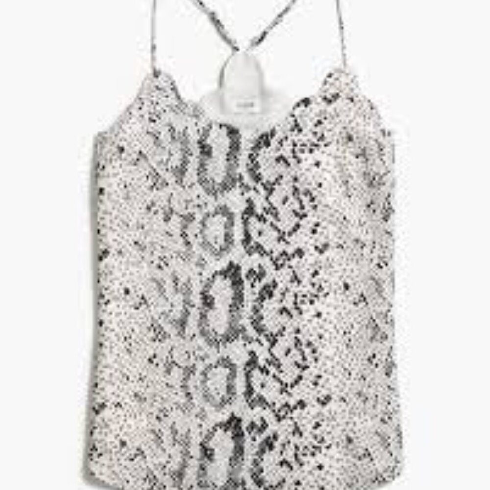 J. Crew Size 10 Snakeskin Shirt - Picture 3 of 4